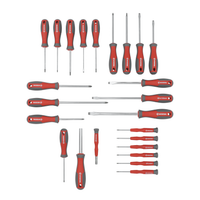 INTERTOOL Juego de destornilladores de 114 piezas, organizador de pie | VT08-3372 